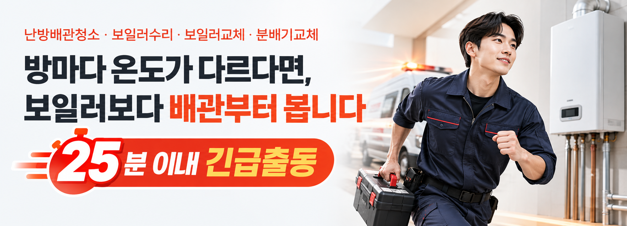 클린앤환경 보일러·난방배관 시공 현장